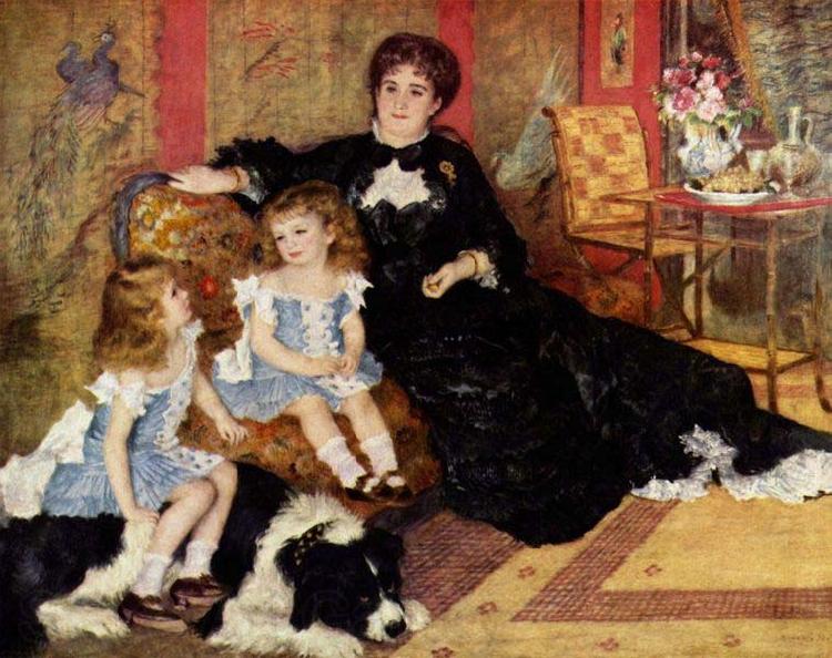Pierre-Auguste Renoir Mme. Charpentier and her children Norge oil painting art